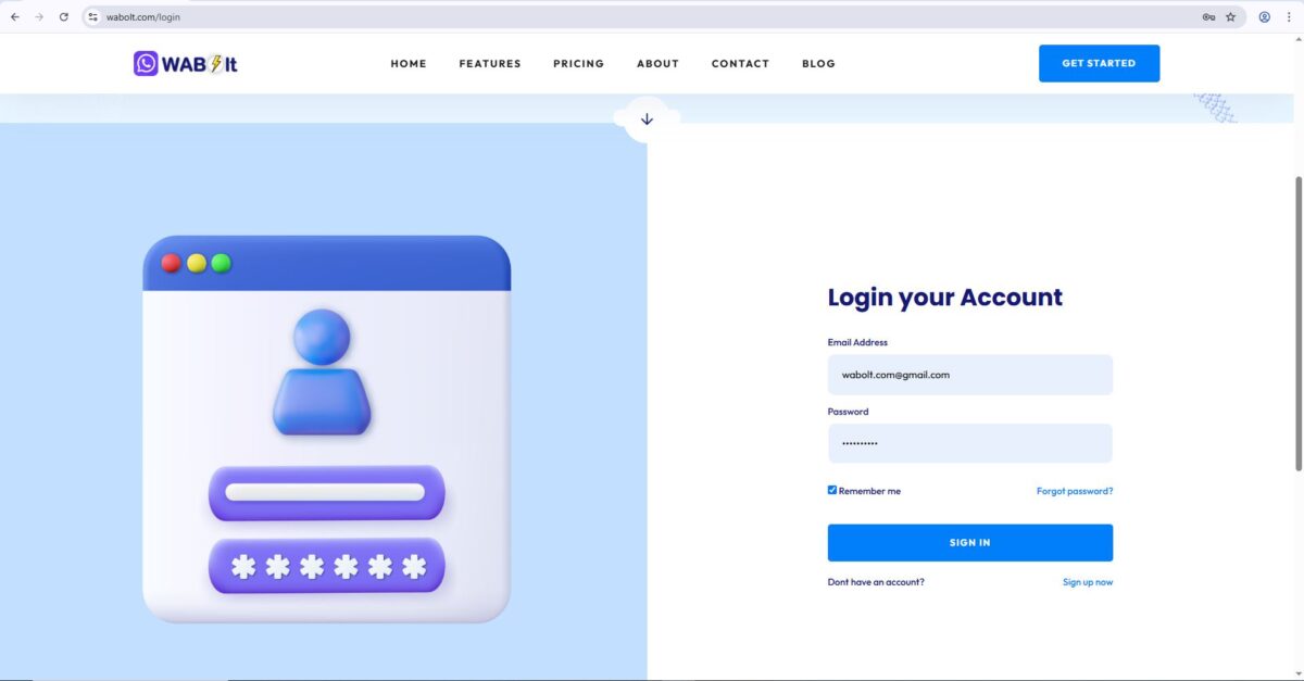 wabolt login